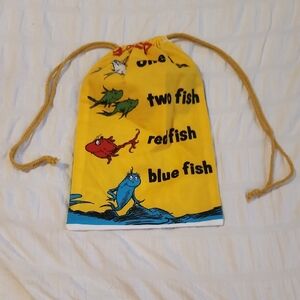 DR SEUSS Colorful Fish Drawstring Bag